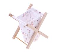 drburpily Panier à Linge Miniature, Accessoire fiable pour Maison de poupée, pour des Heures de Jeu créatif et Une décoration Bureau Miniature. Ce Panier à Linge est Un