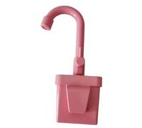drburpily Robinet en Plastique pour Enfants, Ensemble de Jeu d'évier avec Fonction d'eau Courante, Accessoires de Robinet économiseur d'eau ABS, Robinet de Dessin animé , Rose
