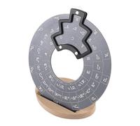 drburpily Roue d'accords du cycle des quintes - Outil exceptionnel pour analyser facilement les accords et les progressions musicales - Musique pour guitare, gris avec base, Diamètre 12 cm