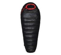 drburpily Sac de Couchage d'extérieur en Duvet, imperméable, léger, Thermique, isolé, Format Momie Compact, idéal pour Le Camping et la randonnée par pour Tous Les Temps, Noir 1000g, 210x80cm