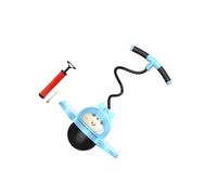 drburpily Sauteur à Ballon avec Pompe pour Les garçons et Les Filles. Offre des Heures de Jeu en extérieur Tout en développant l'équilibre et la Coordination, Lapin Bleu, 38 x 90 cm