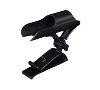 drburpily Support de Canne à pêche pour Seau, Compact et léger. Accessoire de pêche Qui maintient Les Cannes en Place Lors de Vos Sorties. Fixation sur Glace avec Clip et, Noir, 10 cm