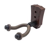 drburpily Support mural pour guitare, crochet, support de guitare, solution d'affichage attrayante et fiable pour différents types de cordes, crochet métallique, Noir Marron, Type ballade