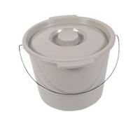 drburpily Toilettes portables pour personnes âgées, seau-pot confortable et couvert pour adultes, Pour assurant sécurité en camping. Toilettes de remplacement avec couvercle et poignée.