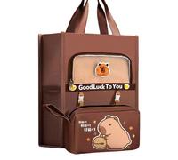drburpily Trousse de tutorat Primaire détachable, Pochettes en Toile imprimées de Dessins animés, Sac fourre-Tout détachable, kit imprimé, tapez+1