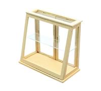drburpily Vitrine de Boulangerie pour Maison de poupée 1:12, Mini-Coffret Boulangerie pour Accessoires Photographie, Couleur Bois