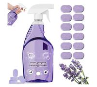 Drclean Spray nettoyant pour four, nettoyant multi-surfaces avec tablettes de nettoyage concentrées (1 bouteille + 12 pièces)