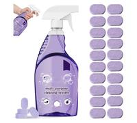 Drclean Spray nettoyant pour four, nettoyant pour four, nettoyant pour fours Drclean, spray de nettoyage avec tablettes de nettoyage concentrées, pour la maison, la cuisine, la salle de bain et plus