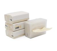 DrDirt Bambou Poche Mouchoirs en Papier Lot de 4 Packs 3 épaisseurs 110 Feuille avec Mural boîte à mouchoirs