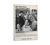 DRDPLXGU Poster de film rétro « One Flew Over The Cuckoo's Nest » - Décoration pour chambre à coucher, bureau, chambre - Cadeau - 60 x 90 cm