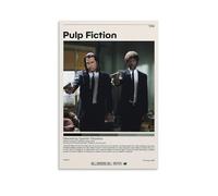 DRDPLXGU Poster Pulp Fiction Quentin Tarantino rétro sur toile pour décoration de chambre à coucher, bureau, chambre, cadeau (30 x 45 cm)