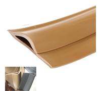 DRDQFF Bande de Transition de Sol autocollante en PVC Durable - Bordure Lisse de Moquette à carrelage for Une décoration intérieure sûre et élégante(Brown,Length 1m(3.3ft))