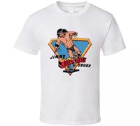 drdSED66DD Jimmy Superfly Snuka Retro Wrestling T Shirt White S