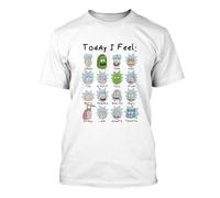 drdSED66DD Today I Feel T Shirt White S