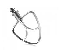 DRE-Batteur Plat en Acier Inoxydable 45qt 5qt Fouet pour Robot Pâtissier Convient aux Mixeurs K45SS, KSM75, KSM90, KSM110, KSM125,