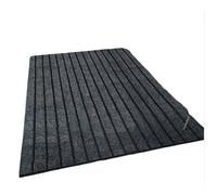 DRE-Paillasson d'entrée extérieur 40x120 cm, antidérapant et absorbant, durable et lavable, gris foncé pour portes et jardins