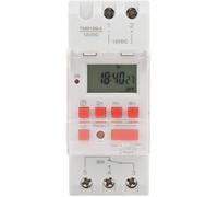 DRE-Programmateur Horaire Electrique Minuterie Relais Interrupteur Horaire afficheur LCD Préréglage Hebdomadaire Programmable, 12V