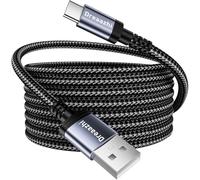 Dreaazhi Câble de charge USB C extra long 4 m, 3,1 A - Câble de charge rapide USB type C tressé pour manette PS5, iPhone 15, Samsung Galaxy S10/S9/S8 Plus, Note 10 9 8, LG V30 V20 G6 G5, Moto, LG,