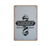 Dreacoss Plaque murale pour salon de coiffure, décoration de bureau, salon de coiffure, style rétro, ferme, 14 x 20,3 cm