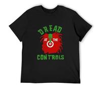Dread at The Controls T-Shirt Simple Style Tee Printed Short-Sleeve for Men Black 3XL