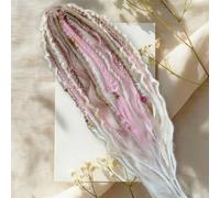 Dread Ponytail, Dreadlocks Boho Hippie Faits À La Main Sur Un Bandeau De Cheveux, Beaux Et Pratiques For Les Vacances, Les Voyages Et Les Loisirs(D.)