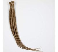 DreadLab - Lot de 10 extensions capillaires synthétiques - Dreadlocks crêpues à extrémité simple