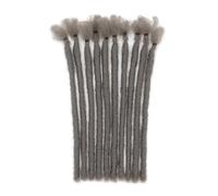 Dreadlocks synthétiques faits main de 20 cm, 10 mèches, style hip-hop, tresses, extensions de cheveux au crochet, for hommes et femmes Wear and Go(Shenhui)