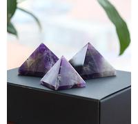 Dream Amethyst Crystal Quartz Pyramid Point Home Decor Crafts of Gem Stone (Size : About 5cm) Gemstone Stone