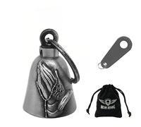 Dream Apparel Gremlin Bell gardien de moto, porte-clés Gremlin Bell pour chance, à accrocher sur un sac, véhicule, Harley, main de prière, taille L