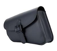 Dream Apparel Motorcycle Swingarm Bag with Black Synthetic Leather, Swing Arm Bag Motorcycle Saddlebag Left Side Tool Bag Fit for Sportster Street Rebel 300 500 Dual Shock Models, an Adjustable Strap