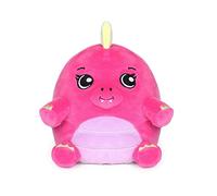 Dream Beams Dana (dinosaure) - Peluche douce et douillette - Squishy - Brille dans les éléments sombres - Facile à laver - Taille : 18 cm - Pour enfants et adolescents à partir de 0 ans