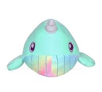 Dream Beams - Peluche mignonne et douillette, phosphorescente, lavable, à partir de 0 ans (18 cm, Nickie (Narwal))