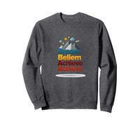 Dream Beliem réussit à réussir en Montagne Sweatshirt, Unisexe pour Adultes, Chiné Foncé, XL