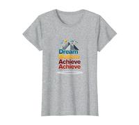 Dream Beliem réussit à réussir en Montagne T-Shirt, Femme, Gris Chiné, XXL