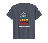 Dream Beliem réussit à réussir en Montagne T-Shirt, Homme, Bleu Chiné, M