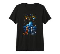 Dream Big Dog Space T-Shirt Haut de Gamme