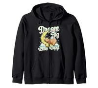 Dream Big Little Capybara Mignon animal endormi lune Sweat à Capuche