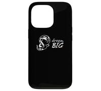 Dream Big Space Cat - Positive Vibes Motivation Univers Coque pour iPhone 13 Pro