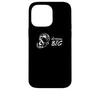 Dream Big Space Cat - Positive Vibes Motivation Univers Coque pour iPhone 14 Pro Max