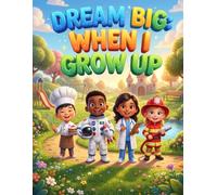 DREAM BIG: WHEN I GROW UP COLORING BOOK: A Fun & Educational Career Coloring Book for Kids Ages 3-7 with 40 Unique Profession Designs