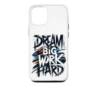 Dream Big Work Hard Graffiti Street Typographie Coque pour iPhone 12/12 Pro