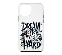 Dream Big Work Hard Graffiti Street Typographie Coque pour iPhone 12 Mini