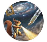 Dream Binder écureuil 1000 Pièces Casse-tête Fantastique Magique Puzzle Circulaire pour Adultes Et Enfants Classiques Jeux De Défi Uniques Qualité Supérieure 1000pcs (67.5x67.5cm)