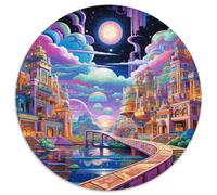 Dream Bonbons House 1000 Pièces Animation Puzzle pour Adulte Jeu D'Intelligence De l'art De La DécoRation Moderne Adultes Enfants 1000pcs (67.5x67.5cm)