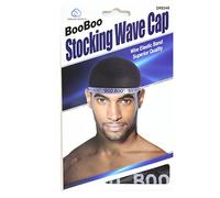 Dream, Boo Boo STOCKING WAVE CAP, Wire Eastic Band (Item #045 Black) by Dream