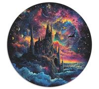 Dream Castle 1000 Pièces Puzzles Ronds Puzzle Cadeaux Jeu D'Intelligence Puzzle De Qualité Supérieure pour Adultes Et Enfants 1000pcs (67.5x67.5cm)