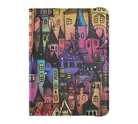 Dream Castle Étui portefeuille léger en cuir style animation pour passeport, Style d'animation du château de rêve, 1 size