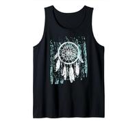 Dream Catcher Feathers Tapisserie Boho amérindienne tribale Débardeur