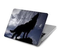 Dream Catcher Wolf Howling Etui Coque Housse pour MacBook Pro 14 M1-M5 A2442 A2779 A2992 A2918 A3112 A3185 A3401 A3434 A3112