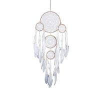Dream Catchers, Five Ring Dream Catcher, Wall Hangable Dream Catcher, Boho Dream Catchers, Feather Decoration, Kids Bedroom Dreamcatcher, Art Craft Dreamcatcher, Dream Catcher For Kids, Decorative